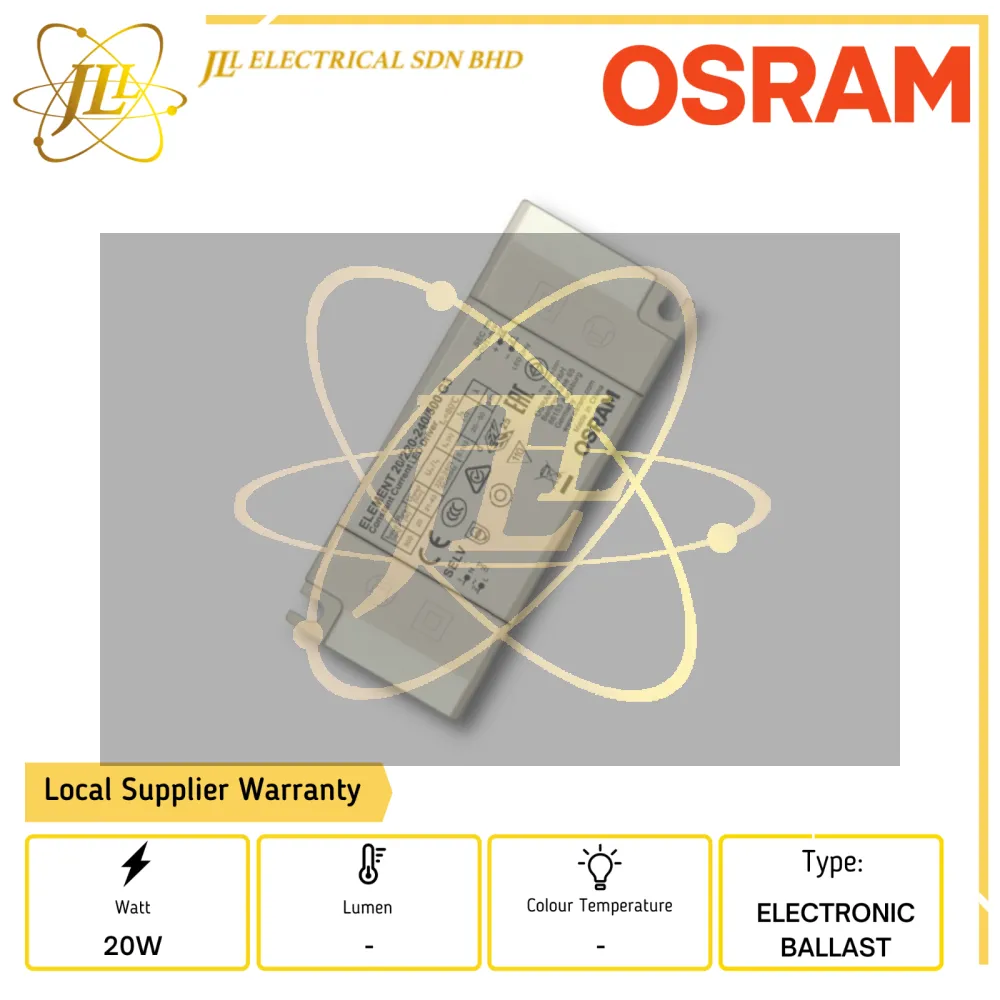 OSRAM ELEMENT 20W 220 240V 500 G3 CONSTANT VOLTAGE LED DRIVER Kuala osram-element-20w-220-240v-500-g3-constant-voltage-led-driver-kuala