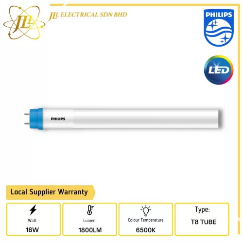 PHILIPS ECOFIT LED Tube T8 20w/2100lm HO 1200mm 3000K/4000K/6500K Kuala  Lumpur (KL), Selangor, Malaysia Supplier, Supply, Supplies, Distributor |  JLL Electrical Sdn Bhd