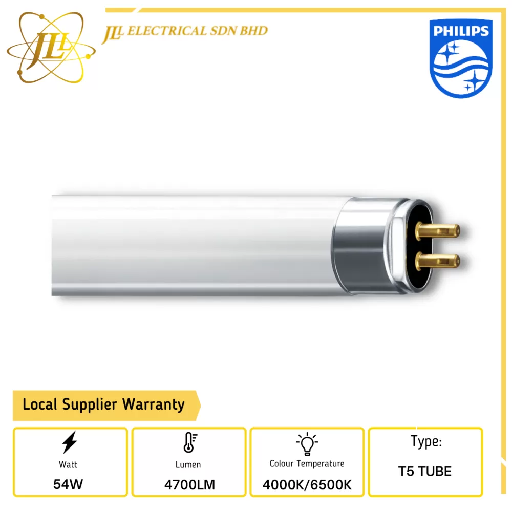 PHILIPS TL5 ESSENTIAL 54W SUPER 80 4FT 1200MM T5 TUBE [4000K/6500K]  EXPLOSION PROOF ATEX LIGHT Kuala Lumpur (KL), Selangor, Malaysia Supplier,  Supply, Supplies, Distributor | JLL Electrical Sdn Bhd