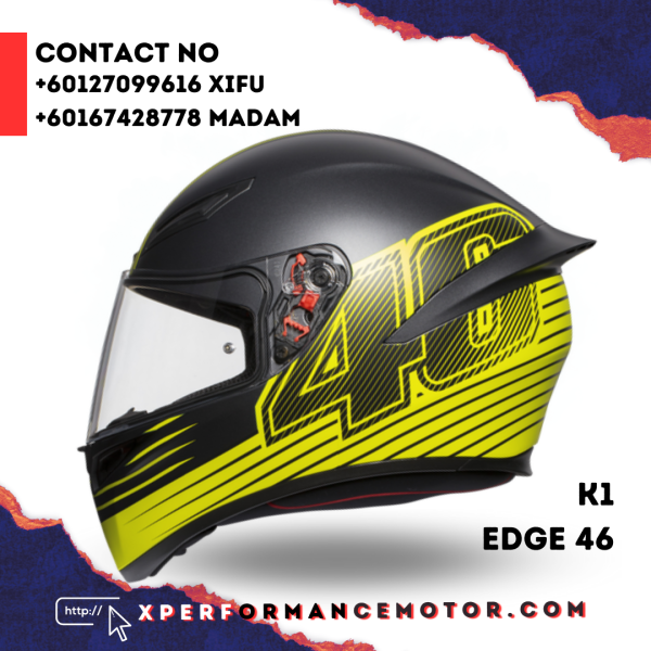 AGV K1 Edge 46 AGV K1 AGV CATALOG HELMETS Johor Bahru JB Supply Suppliers | X Performance Motor