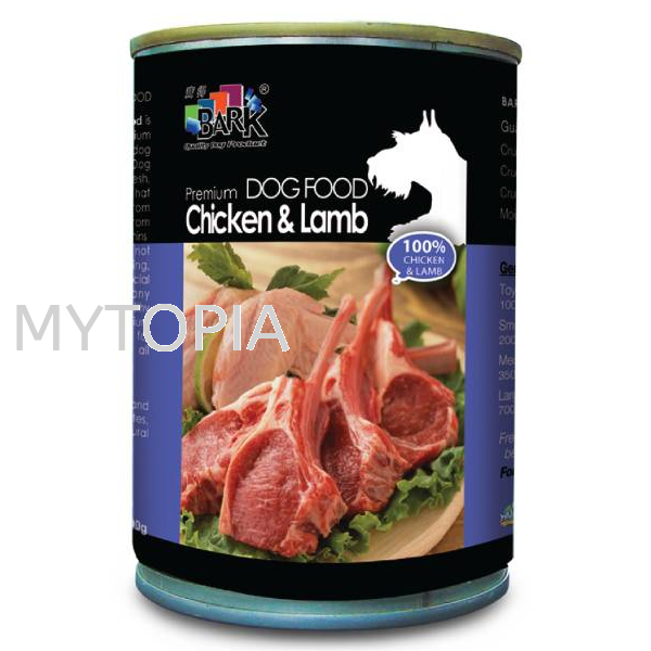 BARK DOG CHICKEN & LAMB 375G BARK DOG FOOD Perak, Malaysia, Selangor, Kuala Lumpur (KL), Ipoh, Batu Gajah Supplier, Suppliers, Supply, Supplies | MYTOPIA PETCARE SDN. BHD.