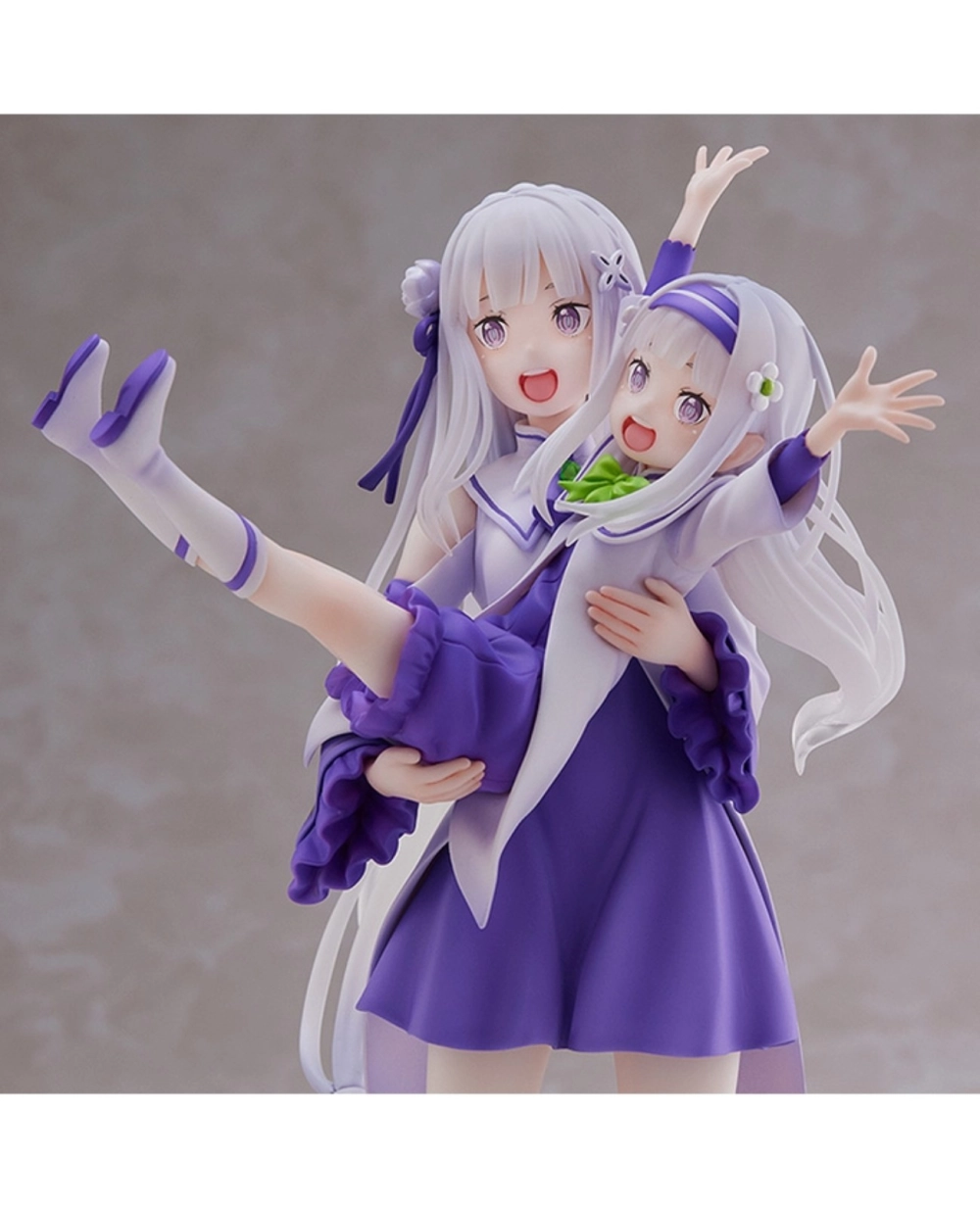 S-Fire Re:ZERO -Starting Life in Another World- Figure Emilia & Childhood Emilia