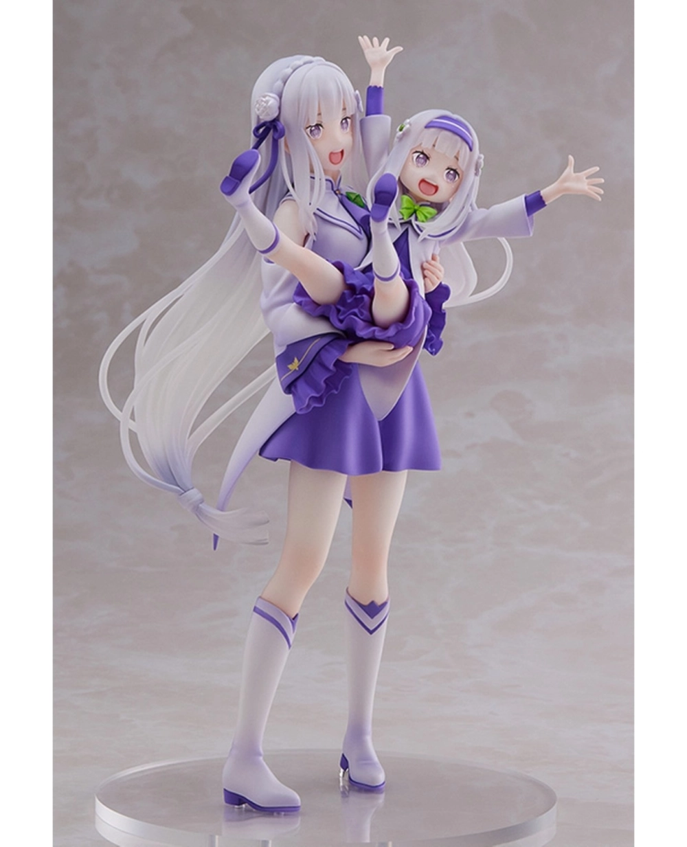 S-Fire Re:ZERO -Starting Life in Another World- Figure Emilia & Childhood Emilia