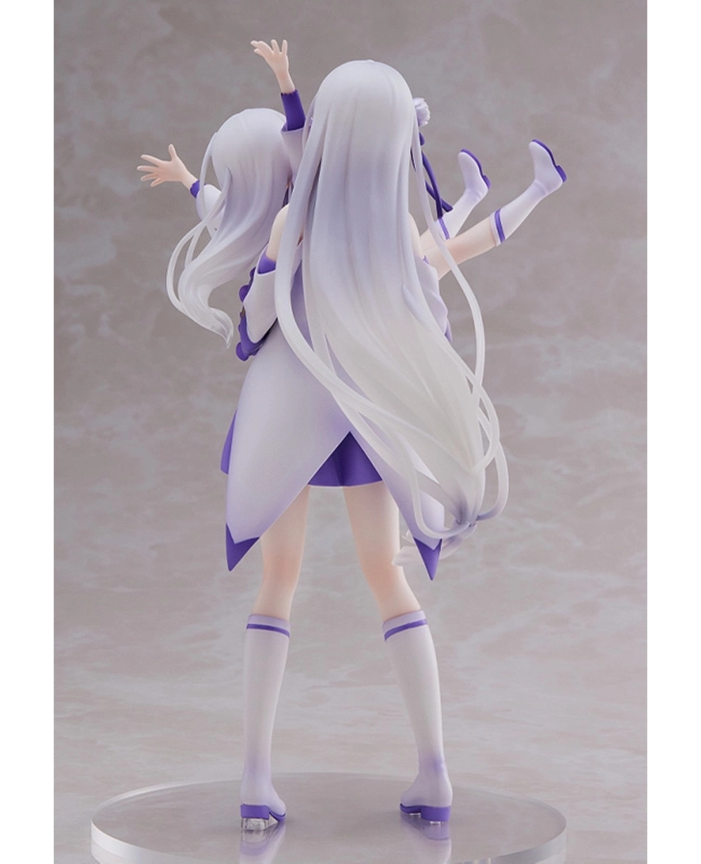 S-Fire Re:ZERO -Starting Life in Another World- Figure Emilia & Childhood Emilia