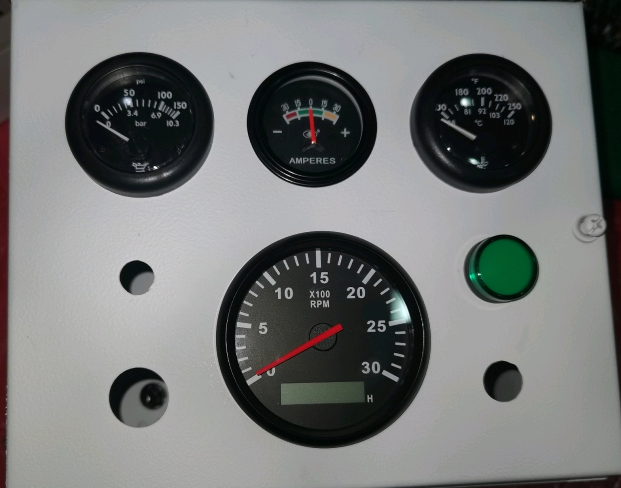 New Wiring Gauge Type Control Panel，For Generator，Marine ，Marine Genset，Fire Fighting Pump