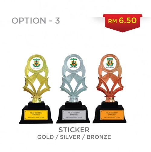 Option 3 Gold, Silver, Bronze