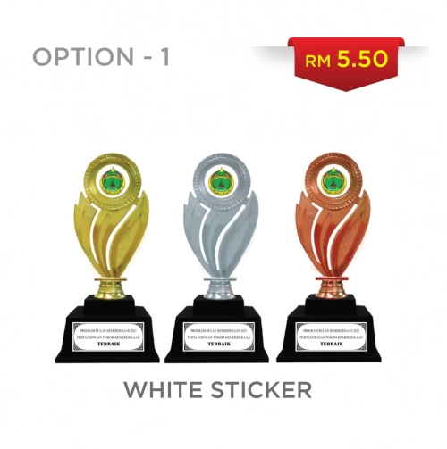 Option 1 White Sticker