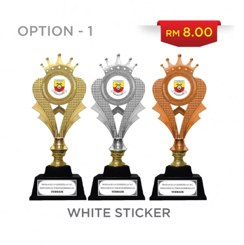 Option 1 White Sticker