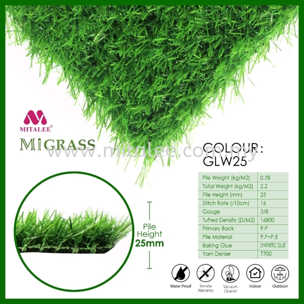 GLW25 Sample Grass Carpet Malaysia, Johor Bahru (JB), Selangor, Kuala Lumpur (KL) Supplier, Supply | Mitalee Carpet & Furnishing Sdn Bhd