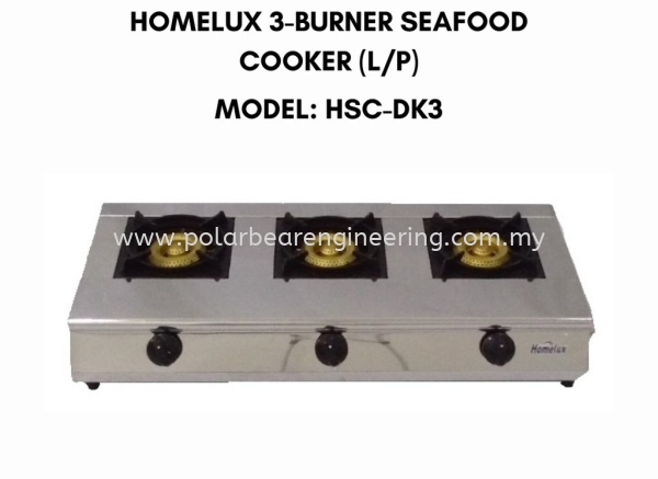 3 BURNER SEAFOOD LOW PRESSURE GAS STOVE & ACCESORIES ELECTRICAL AND GAS COOKING EQUIPMENT Sabah, Malaysia, Tawau Supplier, Suppliers, Supply, Supplies | Polar Bear Engineering Sdn Bhd