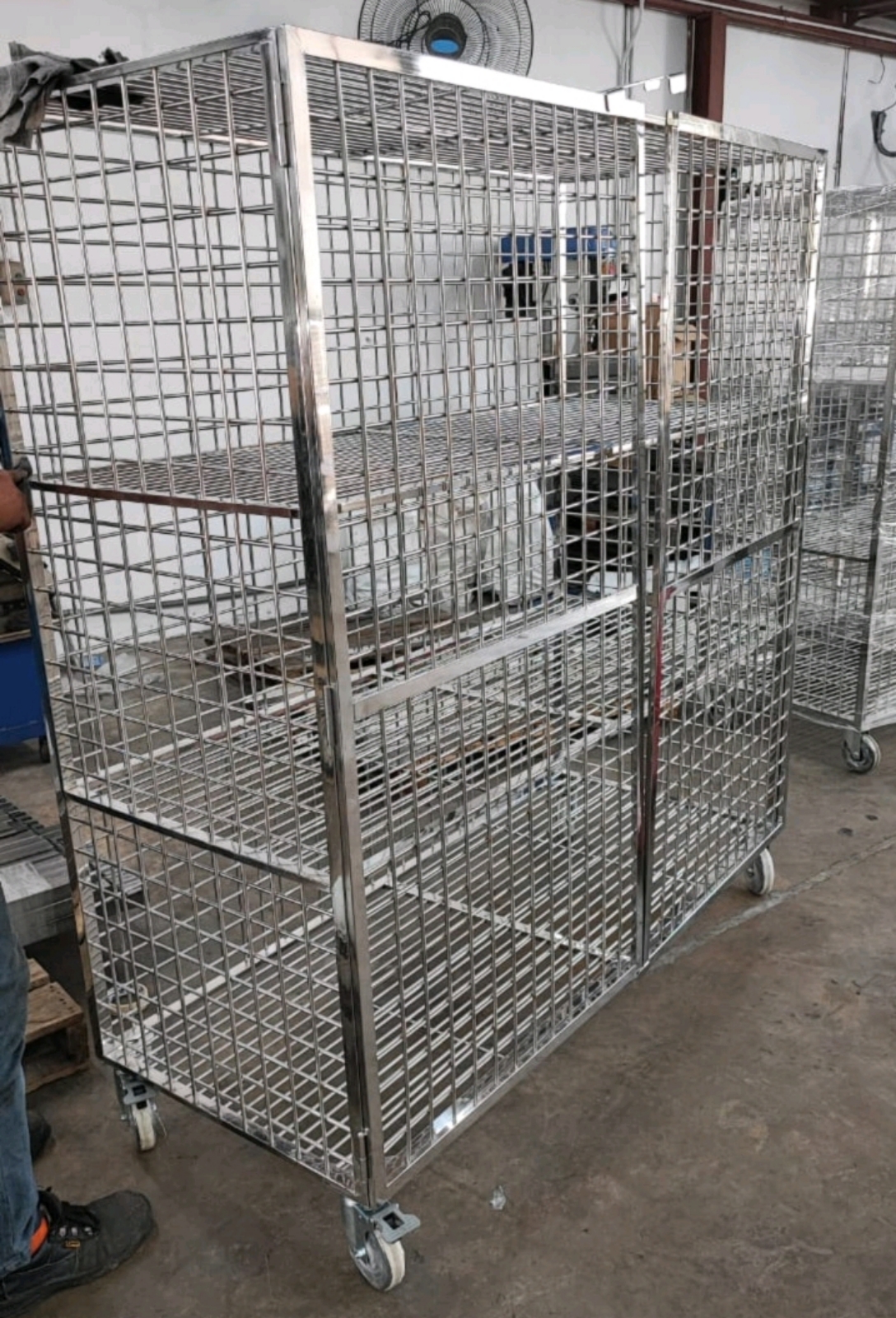 stainless steel security cage