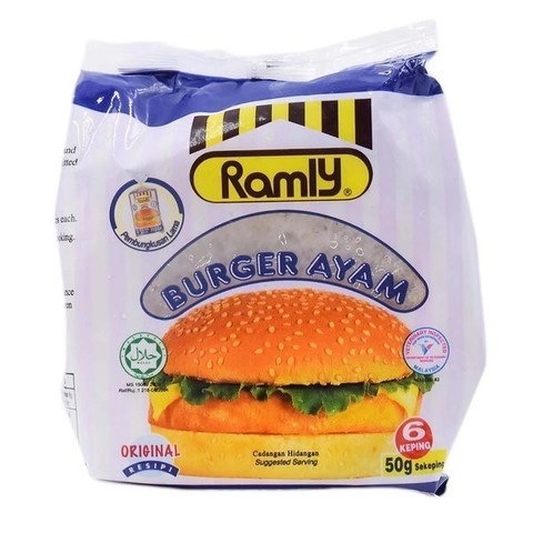 RAMLY BURGER AYAM 50G 汉堡肉