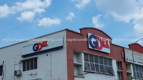 gdex eg box up conceal 3d led frontlit logo signage signboard  3D EG BOX UP SIGNBOARD Klang, Malaysia Supplier, Supply, Manufacturer | Great Sign Advertising (M) Sdn Bhd