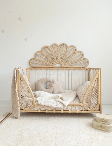 RATTAN KID'S BED