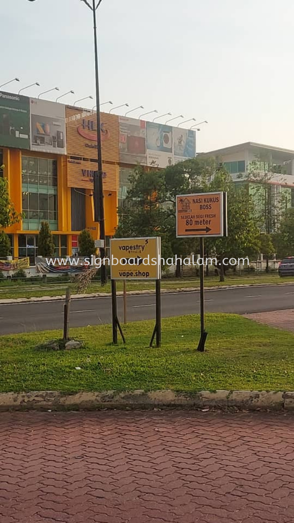 Nasi kukus Boss Klang - ACP Signage 