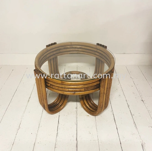 RATTAN SIDE TABLE