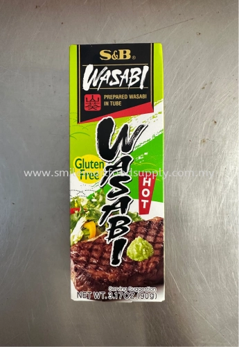 S&B Wasabi Tube 90gm 