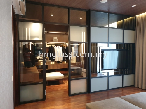 Black Frame Aluminum Door 