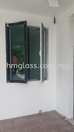 White Frame Aluminum WIndow