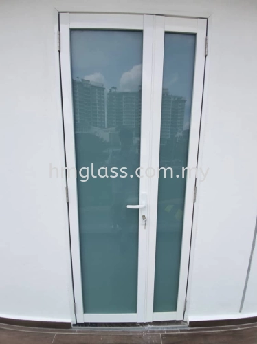 White Frame Aluminum Window