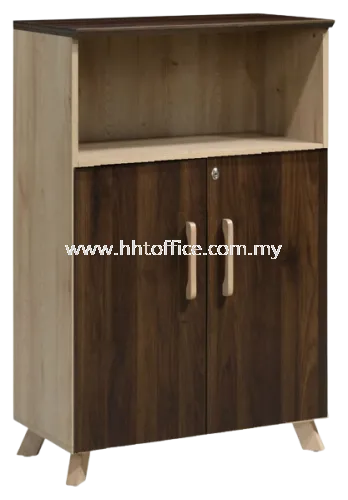 PX7-OW1275-Medium Height Cabinet with + Open Shelf 