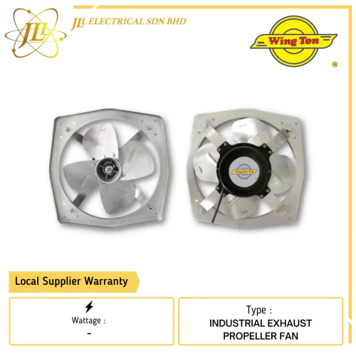 WING TON VAX SERIES PLATE MOUNTED VENTILATOR EXHAUST PROPELLER FANS [300MM/400MM/450MM/600MM]