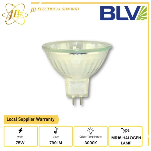 BLV 188151 MR16 75W 12V CG EUROSTAR TITAN HALOGEN LAMP