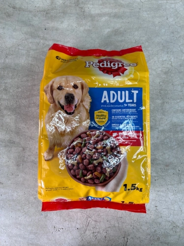 Pedigree Dry Dog Food Beef & Vegetables Flavour (Adult) 1.5kgs