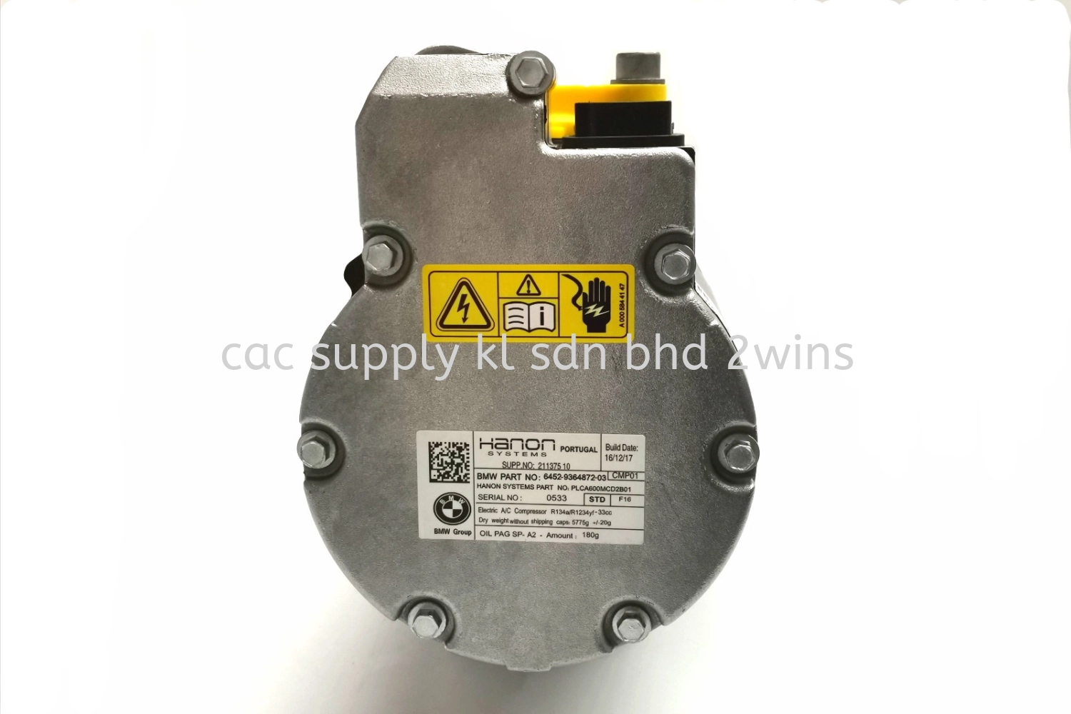 BMW 3-SERIES X5/X3/F30/F31 2012-2019 HYBRID COMPRESSOR HANON