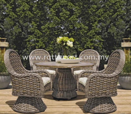 SYNTHETIC RATTAN DINING CHAIR ( OUTDOOR / INDOOR )