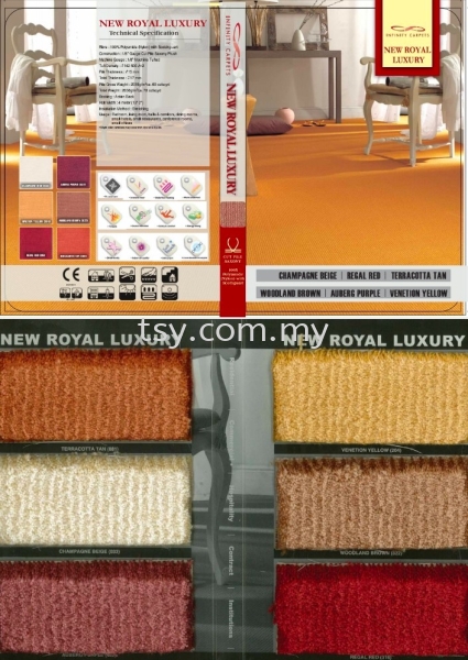 NEW  ROYAL LUXURY NEW  ROYAL LUXURY INFINITY WALL TO WALL CARPET Selangor, Beranang, Malaysia, Kuala Lumpur (KL) Supply Supplier Suppliers | TSY Decor