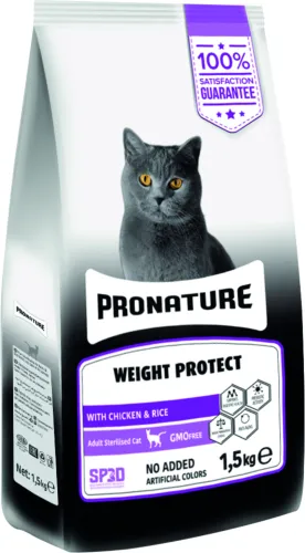 WEIGHT PROTECT STERILISED ADULT CAT - WITH CHICKEN & RICE