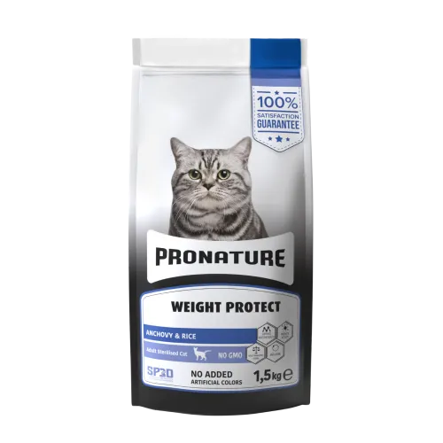 PRONATURE WEIGHT PROTECT CAT - ANCHOVY & RICE