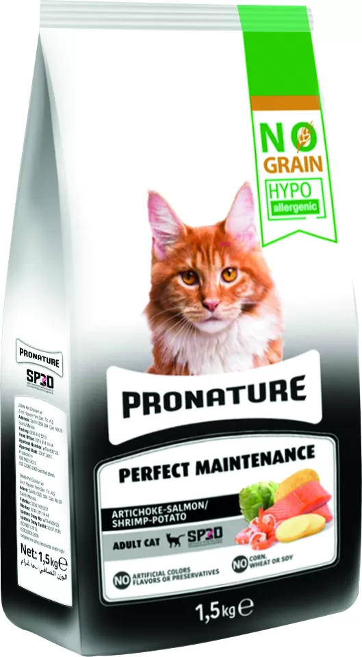 PRONATURE PERFECT MAINTENANCE - ANTICHOKE-SALMON / SHRIMP-POTATO