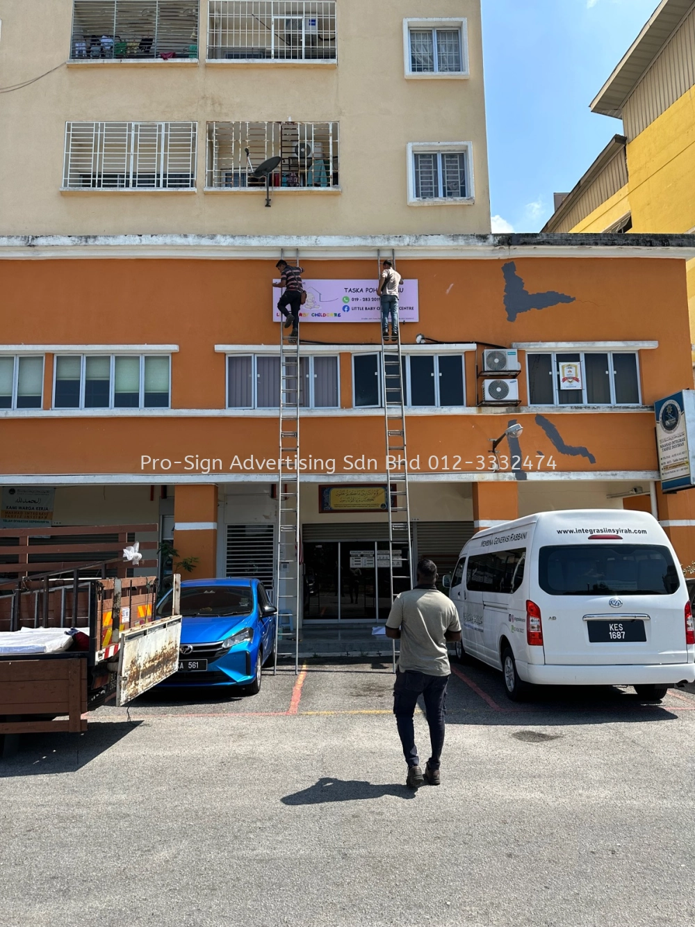 PANEL SIGNBOARD (LITTLE BABYCARE CENTRE, UKAY PERDANA, 2023)