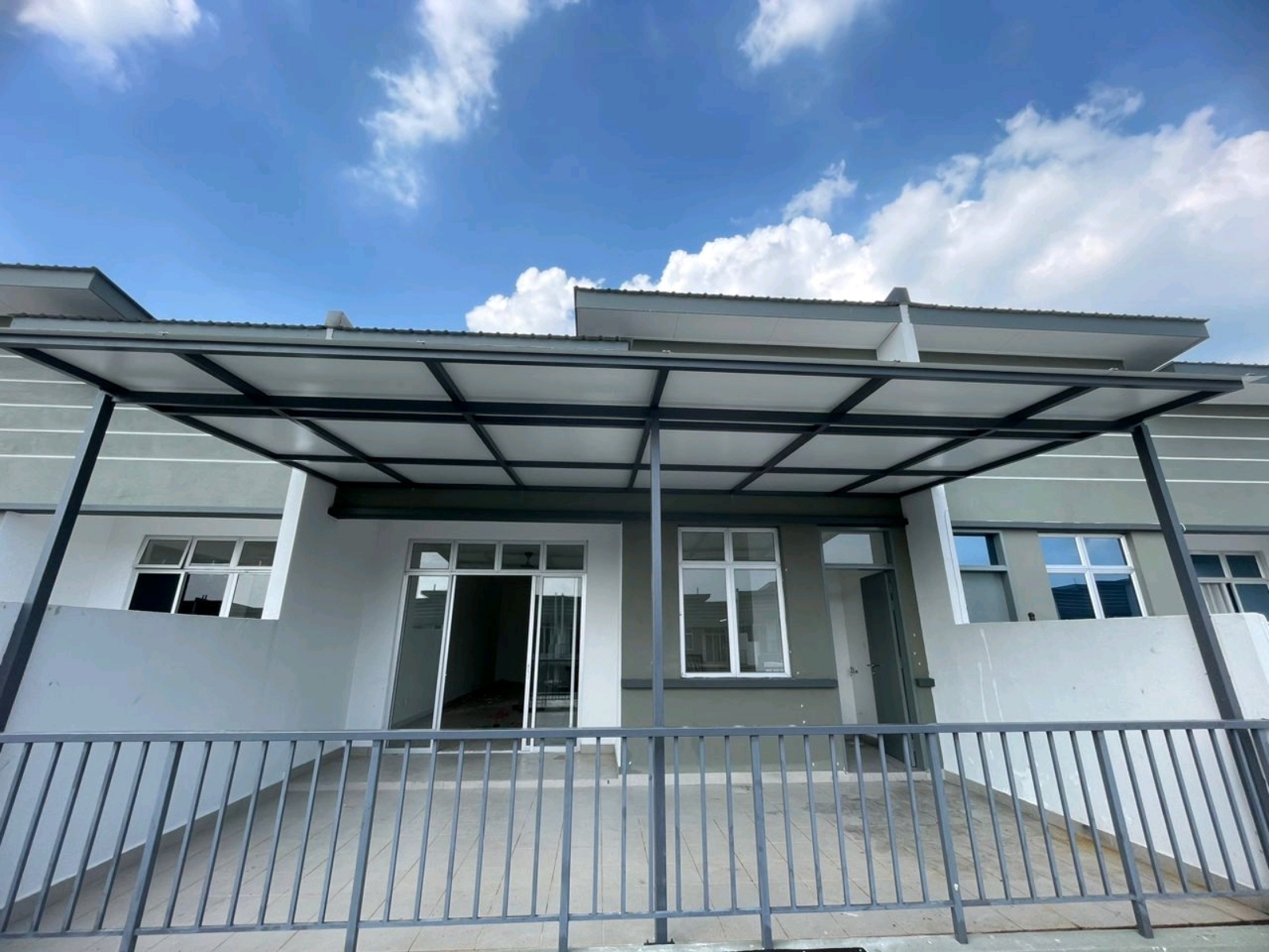 ACP Awning dome @ Nilai Perdana Town house