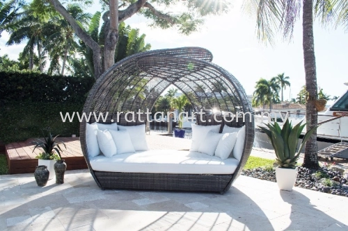 SYNTHETIC BIRD CAGE SOFA BED