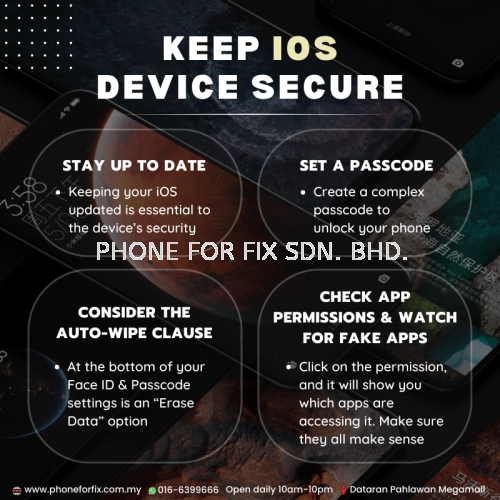 TIPS TO KEEP TOUR IOS DEVICE SECURE