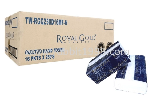 ROYAL GOLD M-FOLD HAND TOWEL