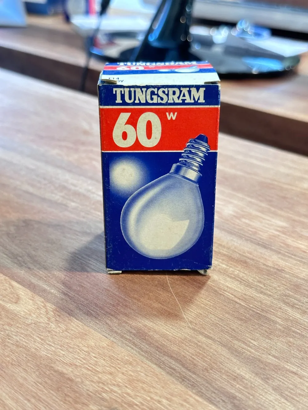 TUNGSRAM E14 60W 230V PING PONG BULB-FROSTED (X10 UNITS)