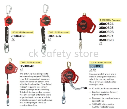 3M PROTECTA REBEL SELF-RETRACTING LIFELINE