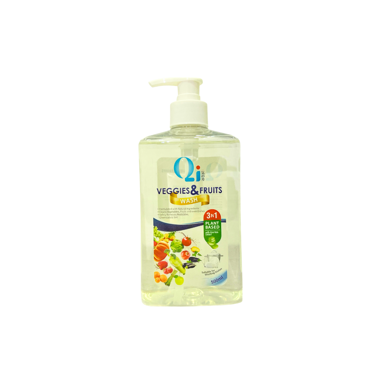 Qi Veggies & Fruits Wash 500ml x 24