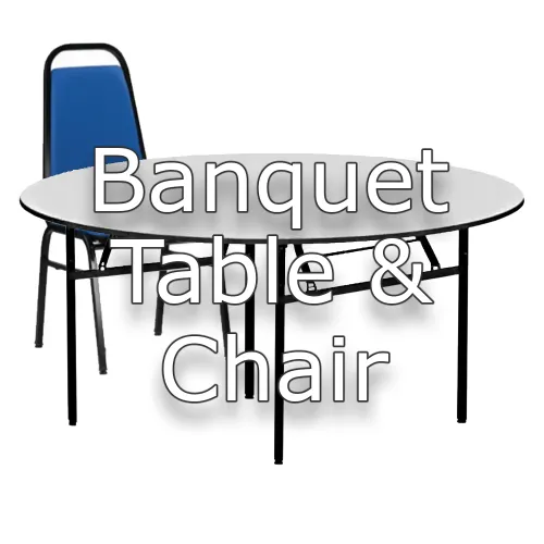 Banquet Chair and Table