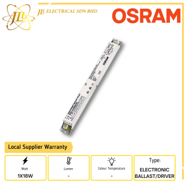 OSRAM QTIS E 1x18W 220-240V T8 ELECTRONIC BALLAST