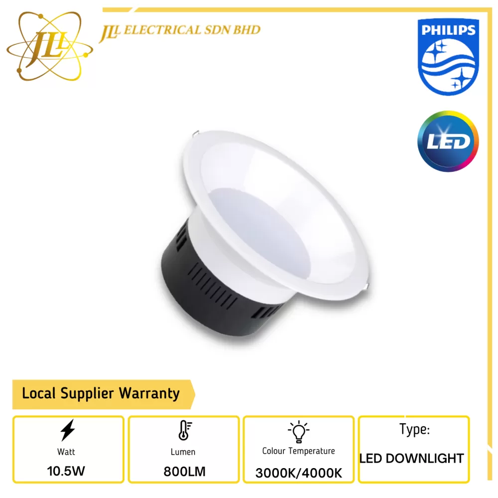 PHILIPS DN032B 10.5W 1xDLED WH ENG SMARTBRIGHT LED DOWNLIGHT III  [3000K/4000K] Kuala Lumpur (KL), Selangor, Malaysia Supplier, Supply,  Supplies, Distributor | JLL Electrical Sdn Bhd