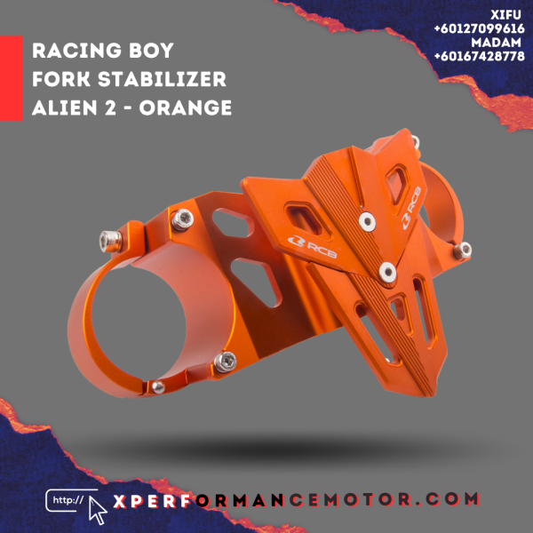 RCB FORK STABILIZER ALIEN 2 ORANGE Others Johor Bahru JB Supply Suppliers | X Performance Motor