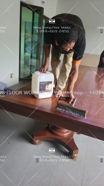 Wood Table Refurbish Solid Wood Table Selangor, Malaysia, Kuala Lumpur (KL), Petaling Jaya (PJ) Supplier, Suppliers, Supply, Supplies | Hong Sheng Floor Works