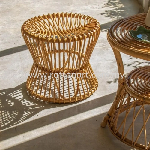 RATTAN STOOL