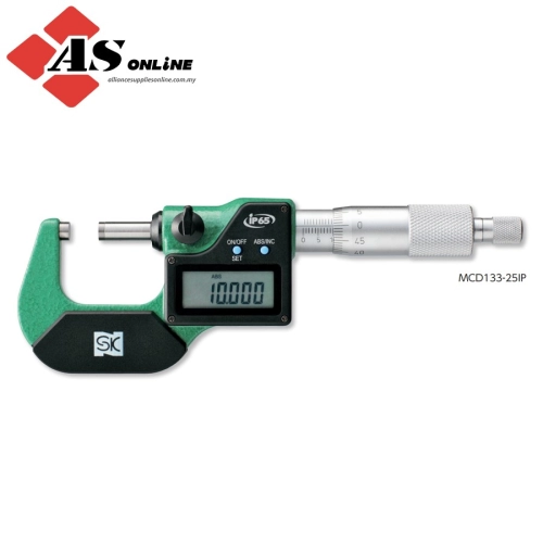 SK Digital Outside Micrometer (IP65) MCD133-50IP / Model: 151197