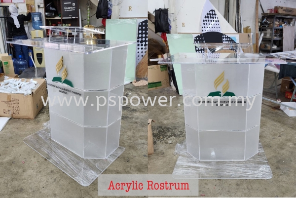 Custom Made Acrylic Rostrum  ACRYLIC PRODUCT ACRYLIC Selangor, Malaysia, Kuala Lumpur (KL), Puchong Manufacturer, Maker, Supplier, Supply | PS Power Signs Sdn Bhd